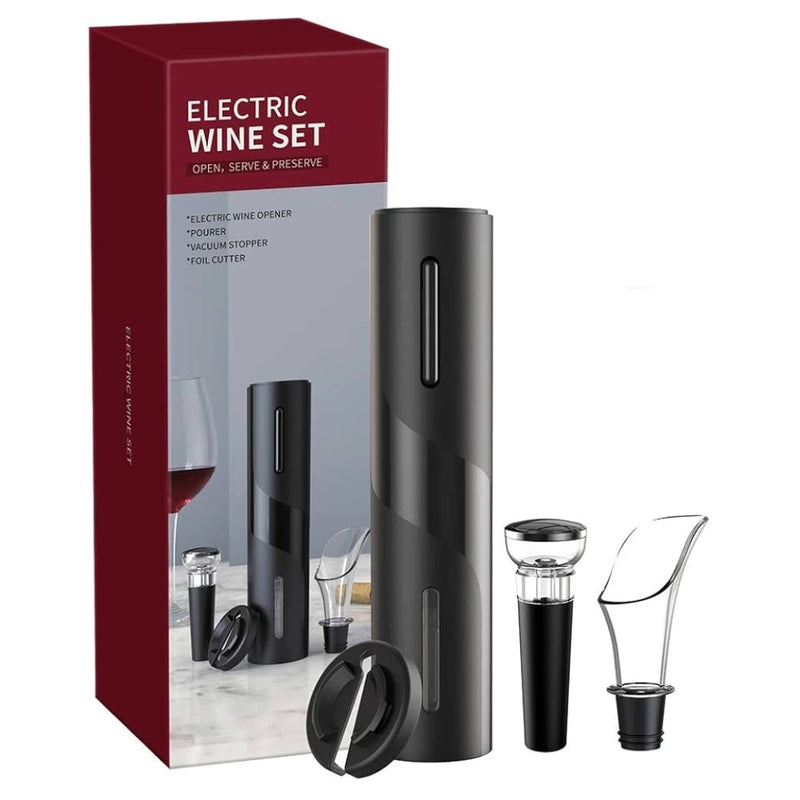 Kit Premium para Vinho - Abridor Elétrico
