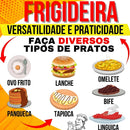 ChefPro™ 3-em-1 - Frigideira Antiaderente com 3 Divisórias
