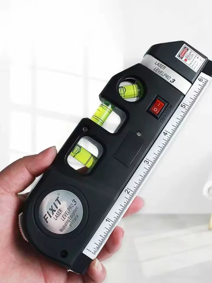 Trena Laser Level Pro 3 com Nível e Fita 2,5m – Precisão que Transforma Seus Projetos