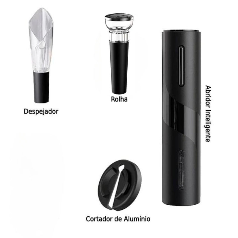 Kit Premium para Vinho - Abridor Elétrico