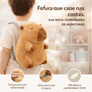 Mochila de Pelúcia Capivara CapiBuddy™ – Fofura e Estilo em Cada Aventura
