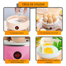 EggMaster™ – Cozedor de Ovos Elétrico Multifuncional (Capacidade para 7 Ovos)