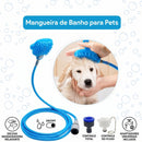 Mangueira de Banho e Escova Massageadora de Silicone