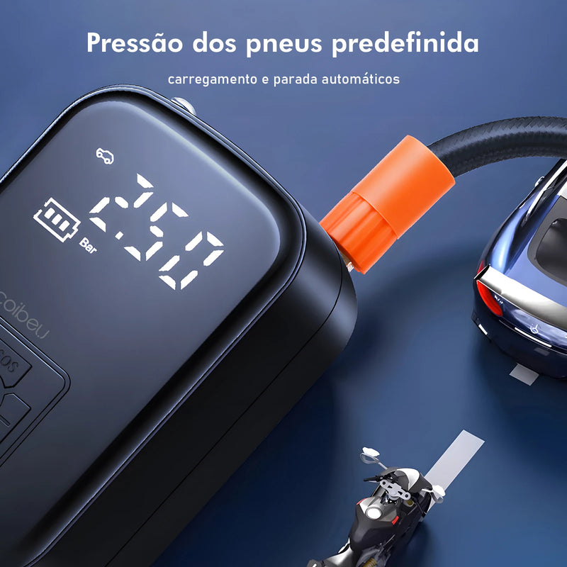 PumpAir, o Compressor de Ar Portátil Multiuso - Recarregável e Sem Fio