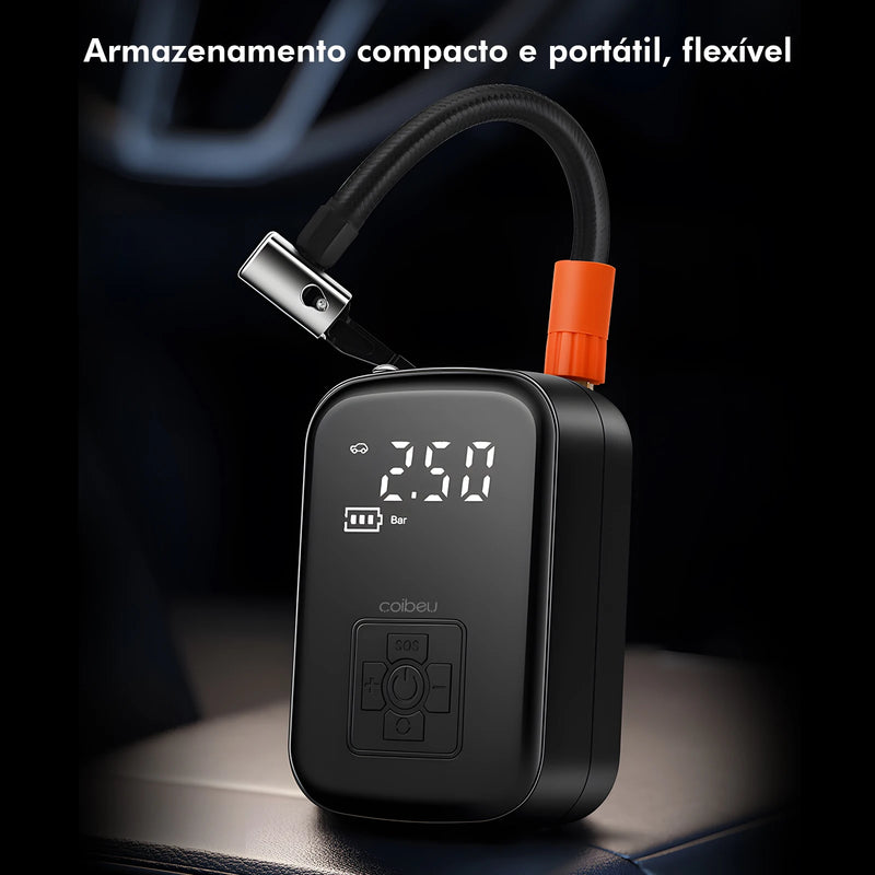 PumpAir, o Compressor de Ar Portátil Multiuso - Recarregável e Sem Fio