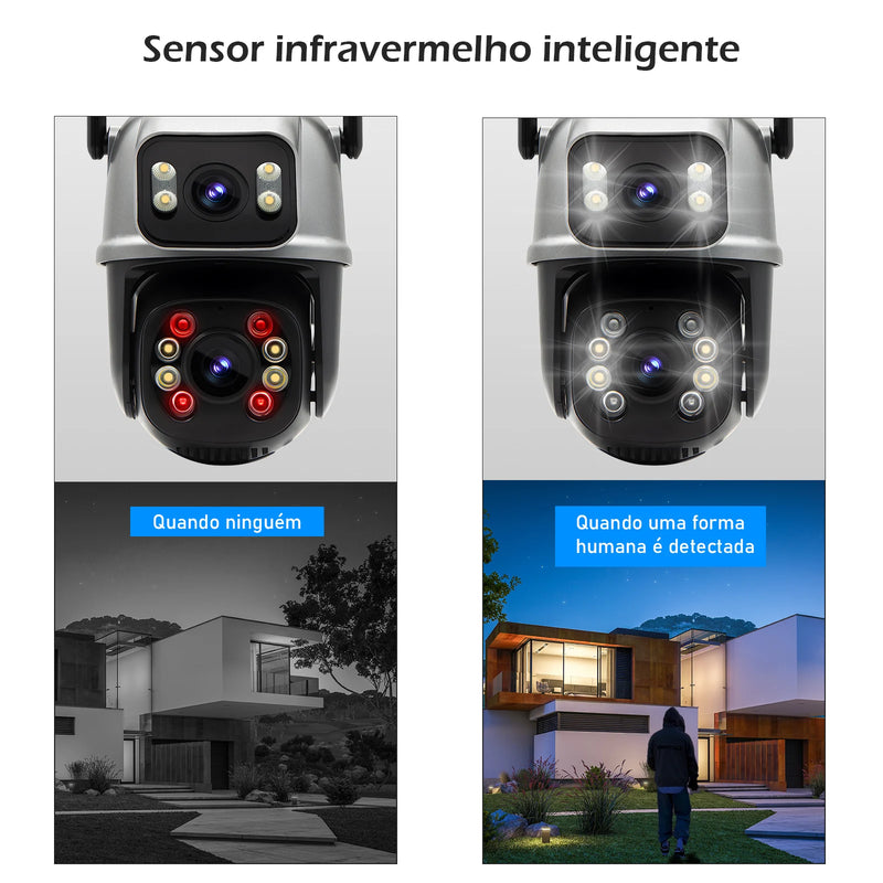 Câmera de Segurança UltraDefender -  Wi-Fi 4K Ultra HD: Tranquilidade em Alta Definição
