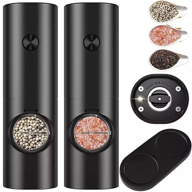 Moedor Automático de Pimenta e Sal - Praticidade e Beleza